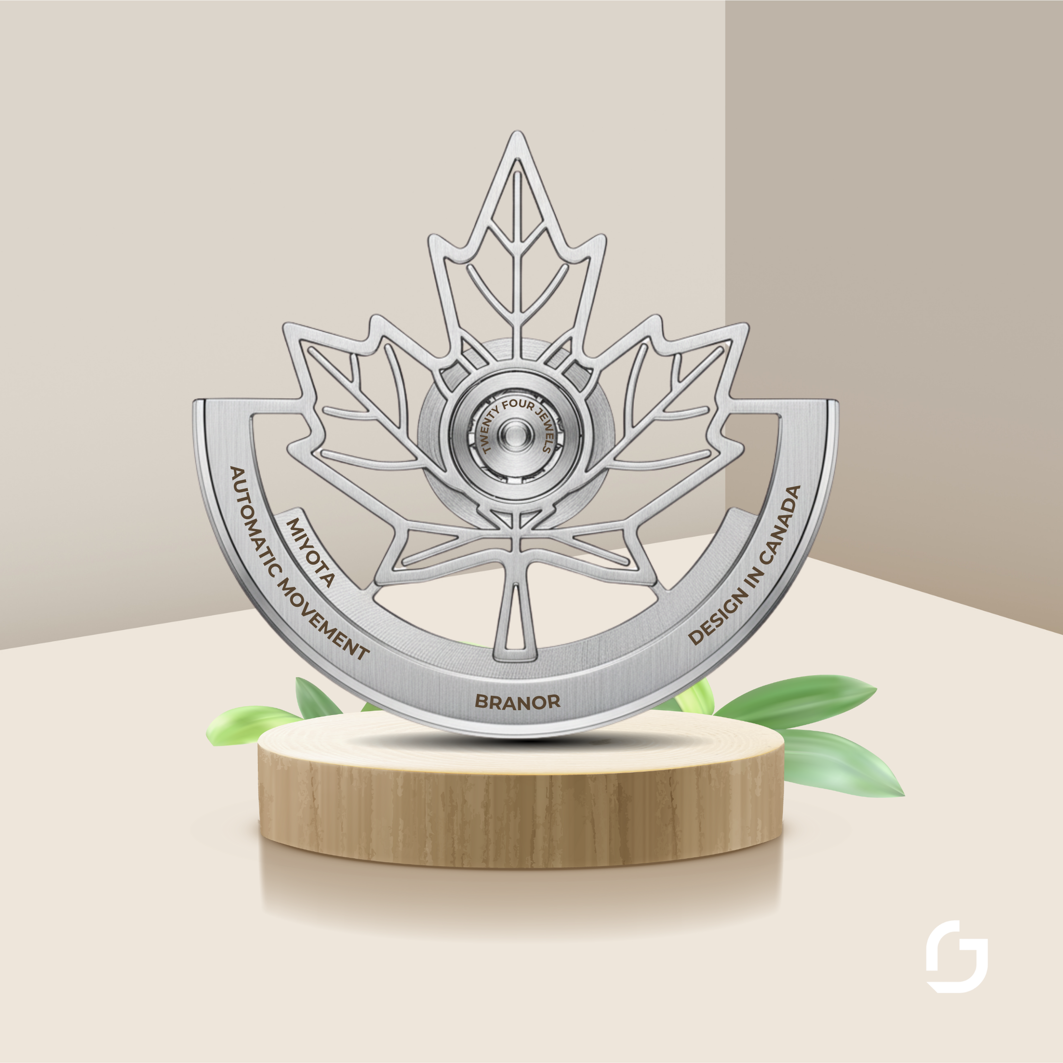 Custom Maple Leaf Rotor